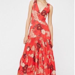 Free People Sure Thing Printed Floral Maxi Dress